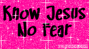 Know Jesus No Fear (Pink)