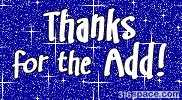 Thanks for the Add (Blue)