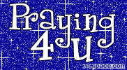 Praying for You Glitter (Blue)