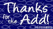 Thanks for the Add (Blue)