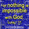 Luke 1:37 Icon